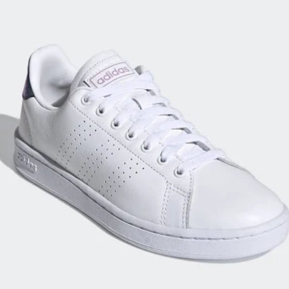 adidas gazelle silver green womens Women's The Roger Advantage All White – Tradehome Shoes main image 0